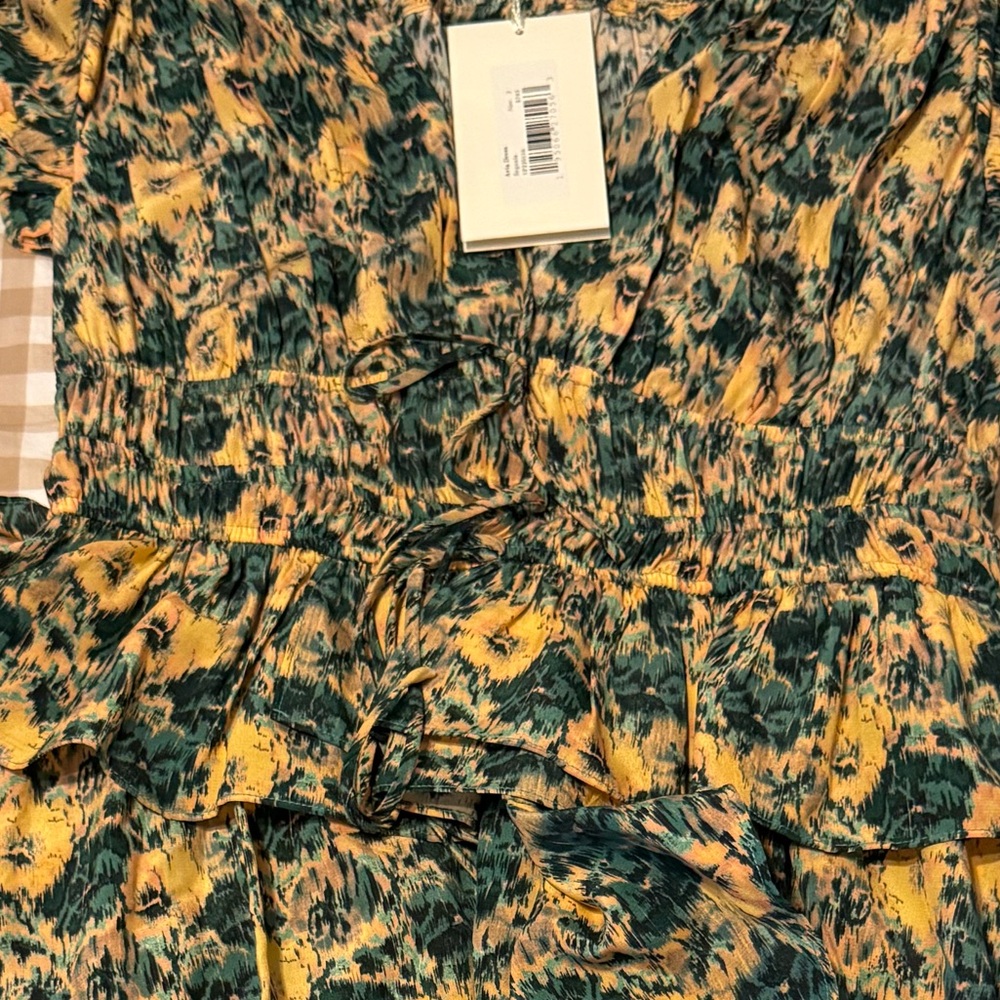 NWT ulla Johnson avia dress size 2 color begonia - Picture 4 of 4